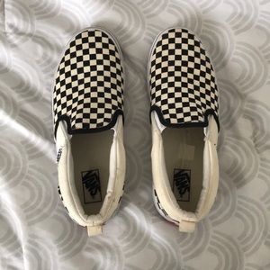 Size 5 youth Checkered Vans
